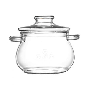 وعاء طبخ زجاجي شفاف جديد كبير - Product Image 1