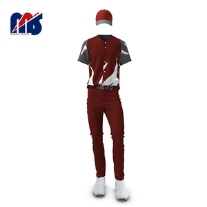 Vente en gros de vêtements de baseball et de softball en polyester 100% uniformes de maillots personnalisés de haute qualité par sublimation - Product Image 1