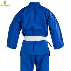 Uniformes de karaté, en coton bleu, confortables, vente en gros, - Product Image 6