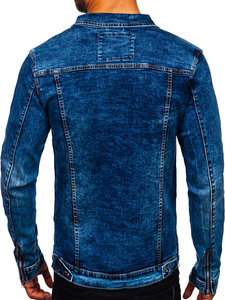 Chaquetas vaqueras de alta calidad para hombre, diseño clásico, ropa de calle informal para exteriores, Chaquetas vaqueras de moda - Product Image 2