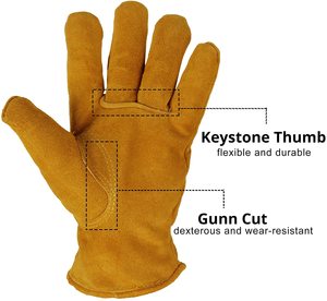 Gants de travail d'hiver, 100 pièces, résistants au froid, multifonctions, Imitation laine d'agneau épaisse, design personnalisé, de haute qualité - Product Image 4