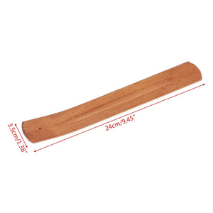 Brûleur d'encens en bois au design attrayant, fait main, support aromatique en bambou, brûleur d'encens en bois pour la maison et les hôtels, parfum d'ambiance - Product Image 1