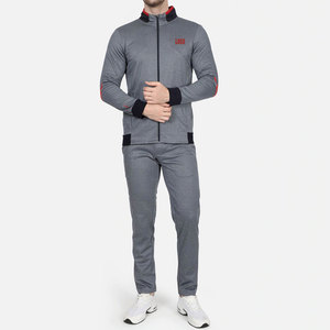 Latest Design Men's Cotton Sweat Suits Quick Dry Jogging Pants & Hoodie Two Piece Tracksuit Set - Product Image 3