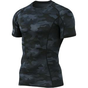 Conception personnalisée Fitness Gym Rash Guard pour hommes chemises de compression activé Sweat Top T-shirt de sport unisexe - Product Image 1