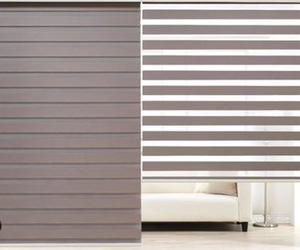 Giorno Notte a scomparsa Tenda A Rullo Cordless Orizzontale Rotolo Sheer Tende Zebra Shades - Product Image 2