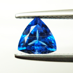 ลูกแพร์ Tanzanite สี่เหลี่ยมกึ่งสังเคราะห์ทรงสี่เหลี่ยมพลอยแทนซาไนต์ตัดเป็นชิ้นเล็กๆสำหรับใช้เป็นเครื่องประดับ - Product Image 3