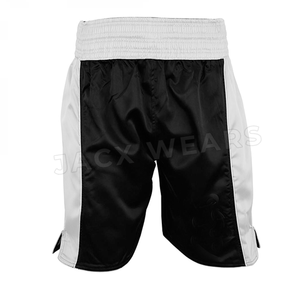 Pantalones cortos de boxeo muay thai, shorts de lucha elásticos personalizados, 100 poliéster, venta al por mayor - Product Image 4