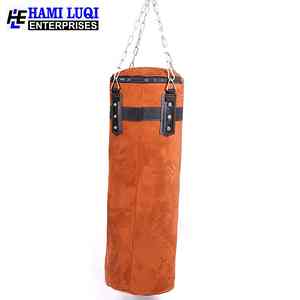 Sac de frappe Arts martiaux en cuir-Équipement d'entraînement - Product Image 2