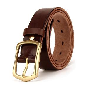 Ceinture de luxe pour hommes, ceinture de haute qualité, nouvelle marque de styliste, tendance, lisse, mode Vintage, Jeans, avec boucle ardillon - Product Image 2