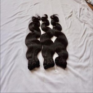 Extensiones de cabello virgen indio ondulado al por mayor, extensiones de cabello sin procesar, caída mínima de cabello más suave - Product Image 4