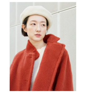 GRAENN Veste Sherpa en polyester recyclé Fourre-tout décontracté pour filles Mode - Product Image 1