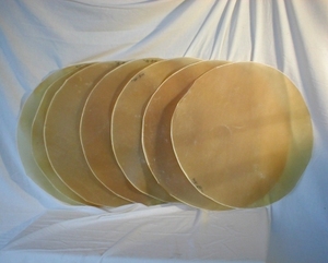 Juego de Parches Profesionales Hechos a Mano para Conga Djembe, de Una Sola Capa, Piel de Búfalo Natural, Repuesto para Instrumento de Percusión GREENLAND - Product Image 1