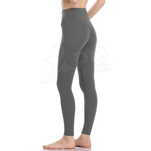 Mallas de entrenamiento de cintura alta, sin costuras, súper elásticas, para gimnasio - Product Image 4