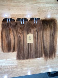 Extensiones de Cabello Humano Remy de Múltiples Donantes, Lisas como el Hueso, Sedosas, con Puntas Completas y Color Mixto - Product Image 4