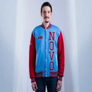 Chaqueta de invierno estilo Hip Hop con bordado Versity para hombre - Product Image 3