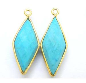 Connecteur brut multicolore en Quartz Druzy de la plus haute qualité bijoux connecteur de lunette à Double boucle électrolytique de Style populaire pour pendentif - Product Image 4