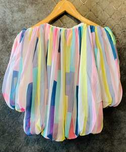 Último diseñador colorido indio y pakistaní mujeres usan adultos India y Pakistán lavado a máquina, soporte de limpieza en seco Kurta / Kurti Alphanumero - Product Image 2