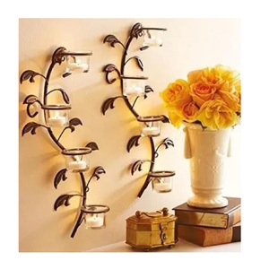 เชิงเทียนติดผนังสำหรับตกแต่งบ้านงานแต่งงานเชิงเทียนแบบอื่น - Product Image 1