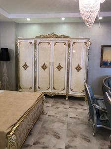 Conjunto de muebles de dormitorio clásico, armarios, muebles de dormitorio italianos clásicos, base de cama, cabecero, colchón - Product Image 3