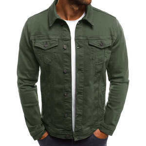 <b>Men's</b> High Quality Custom Winter Summer <b>Jeans</b> Jacket Sheep Knitted CE <b>Leather</b> Denim Breathable Plus Size Different Colors - Product Image 3