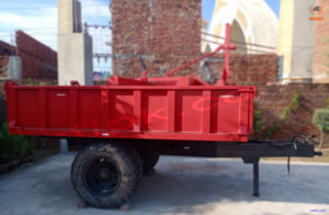 Remorque de basculement hydraulique de ferme pour le transport efficace des matériaux agricoles - Product Image 4