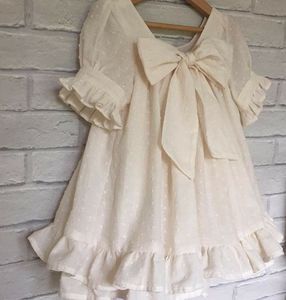 NOUVEAU-DERNIÈRE et À LA MODE BELLE COTTON--FABRIC--STYLISH BABY--FROCK-DRESS et son personnaliser dans n'importe quelle taille et couleur @ 2021 - Product Image 1