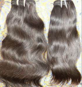 ผมต่อจากคนอินเดียเรมี่ธรรมชาติธรรมชาติไม่ผ่านกระบวนการทอพร้อมปลายคู่ - Product Image 4