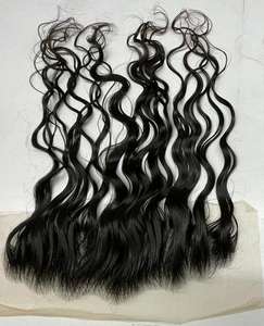 Extensiones de cabello Remy virgen indio de la mejor calidad, onda profunda Frontal 13X4 13X6, onda natural, cabello crudo, envío gratis - Product Image 4