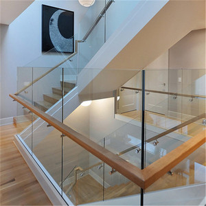 Clamp de balustrade sans cadre en verre pour balcon extérieur <span class=keywords><strong>Lamel</strong></span> Fence, système de profilé en aluminium en forme de U - Product Image 2