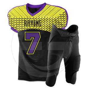 Vente chaude Jeunesse Sports D'équipe Uniforme De Haute Qualité Maillot De Football Américain Porter Uniforme De Football Uniformes De Football Football Football Uniformes - Product Image 3