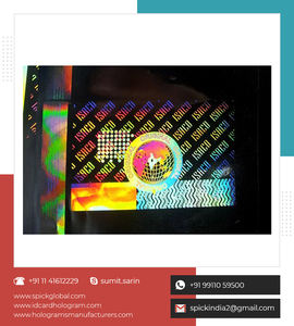 Rouleaux de matériau laser PET holographique 3D personnalisés Feuille d'autocollant adhésif personnalisé pour l'artisanat industriel Etiquettes d'emballage - Product Image 5