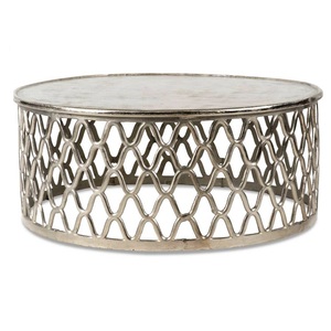 TABLE BASSE EN MÉTAL MODERNE DÉCORATIVE FANTAISIE pour SALON - Product Image 1