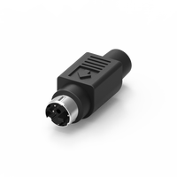 Connecteur industriel Mini Din 4 broches, type assemblé, mâle, 2A, 12V