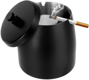 Duoking — cendrier en acier inoxydable, modèle internationale, pas cher, pour l'extérieur, coupe-vent, prix très bas, meilleures ventes - Product Image 1