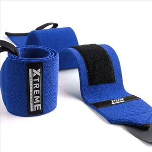 Gym Workout Fitness Weight Lifting Wrist Support Wraps Gymnastic Strength Training Wraps accept Customer Logo and Design