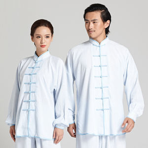 Wholesale Custom Made high quality kung fu uniform/New Wing Chun Uniform for Men/OEM traditional shaolin kung fu tai chi uniform - Product Image 5