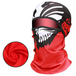 Garder au chaud personnalisable sublimé hiver cagoule chapeau 100% Polyester mode confortable Durable unisexe pour le cyclisme et le ski - Product Image 1
