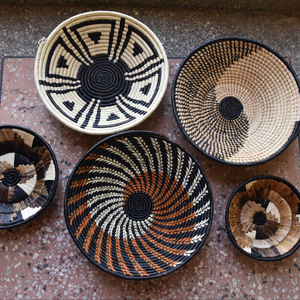 Juego de cesta de pared africana, cesta Bohemia, decoración de pared africana, cestas de exhibición hechas en vietnam - Product Image 1