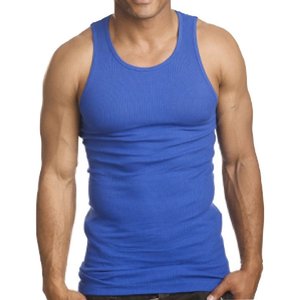 Camiseta Clásica sin Mangas para Hombre, Ropa Deportiva Transpirable, Diseño Casual sin Mangas, Algodón/Poliéster, Rojo, Opción de Talla Grande Disponible - Product Image 2