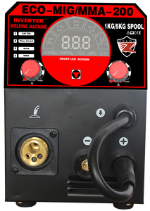 Saldatrice Digitale Economica Maq 200A Multifunzione MIG/TIG/MMA con Inverter IGBT - Product Image 2