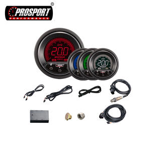 SEMA Award 52mm visage noir pour compteur automatique large bande AFR jauge de rapport air-carburant nouveau pour véhicule de course de camion de voiture - Product Image 5