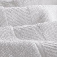 500 grammes 100% coton 70*140cm serviette de bain hôtel piscine serviette blanche logo personnalisé
