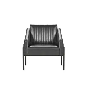 High quality Elegance black vintage italian top grain genuine leather sofa set living room furniture leather sofa