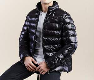 Personnalisé hiver court coupe-vent vers le bas doudoune pour hommes hommes doudoune à capuche doudoune - Product Image 2