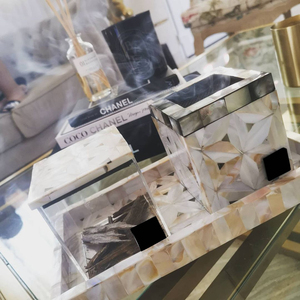 Quemador decorativo con incrustaciones de hueso Bakhoor, bandeja de nácar, quemador Bakhoor, quemador de incienso de resina Mabkhara, último diseño Mubkhar - Product Image 1