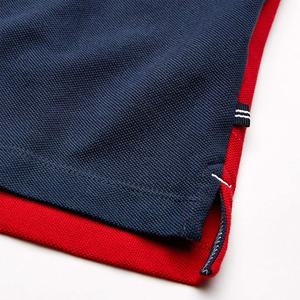 Cotton Two Tone Red and <b>Black</b> Color Combination <b>Polo</b> Collar Men <b>T</b>-<b>shirts</b> Custom Logo Printing <b>Polo</b> <b>Shirts</b> - Product Image 3