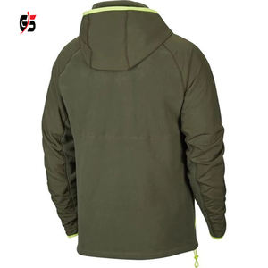 Personnalisez le sweat-shirt à capuche pour hommes 100% tissu polaire en coton de qualité avec service OEM décontracté quotidien Streetwear - Product Image 2