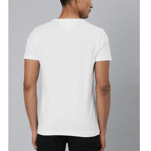 T-shirt personnalisé pour homme en coton jersey, style uni, coupe classique, décontracté, streetwear, haut tendance - Product Image 3