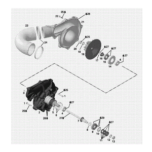 Tuyau d'admission en silicone pour <span class=keywords><strong>suralimentation</strong></span> SEADOO GTX RXT RXP 4-TEC, 420660151 420660150, tuyau de <span class=keywords><strong>suralimentation</strong></span> <span class=keywords><strong>turbo</strong></span> - Product Image 4