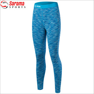 Pantalones de Yoga de cintura alta con bolsillos Leggings de control de barriga Entrenamiento 4 Way Stretch Seamless, - Product Image 1